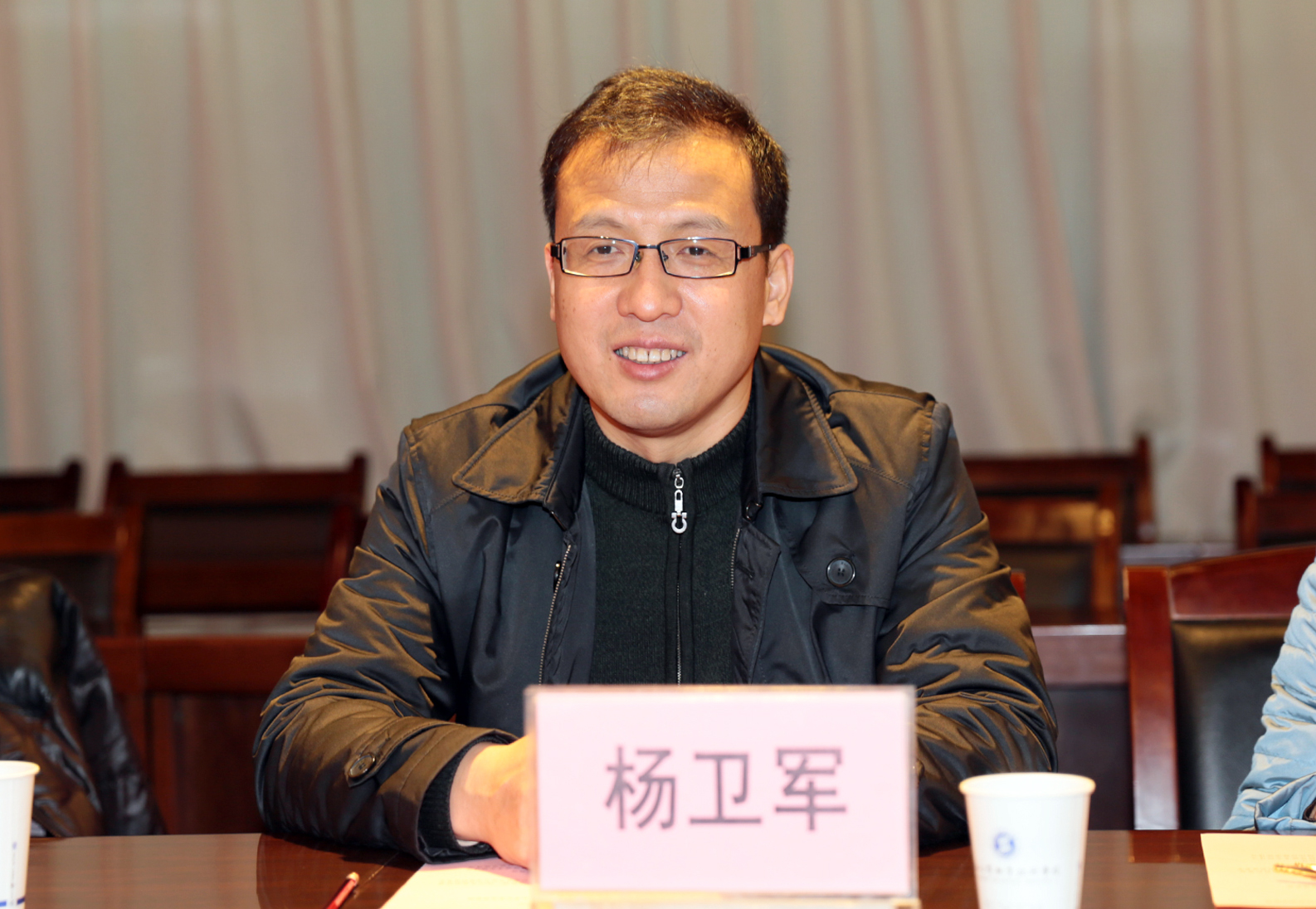 副院长杨卫军介绍我院现代学徒制试点情况